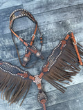 Go Getter Fringe Headstall and Breast Collar Set