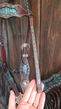 Topaz Dream Fringe Headstall and Breast Collar Set (Opens Tuesday at 7 am Pacific)