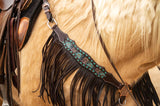 Topaz Dream Fringe Headstall and Breast Collar Set (Opens Tuesday at 7 am Pacific)