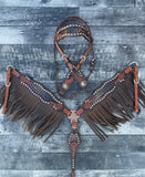 Go Getter Fringe Headstall and Breast Collar Set