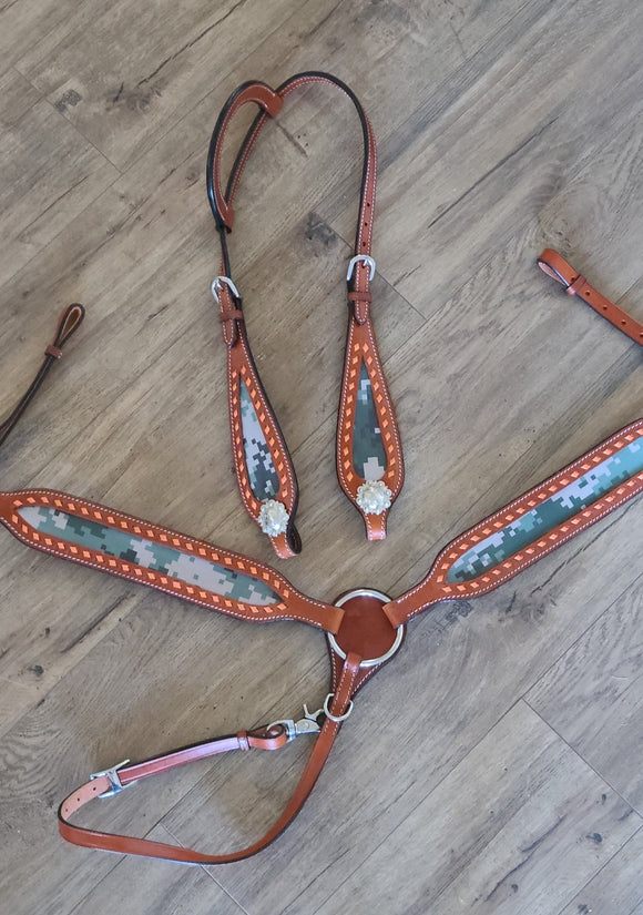 Camo Headstall Set