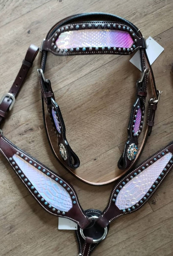 Pony Mermaid Headstall & Breast Collar