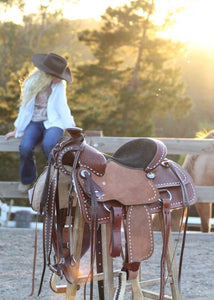 Buckaroo Buckstitch Saddle