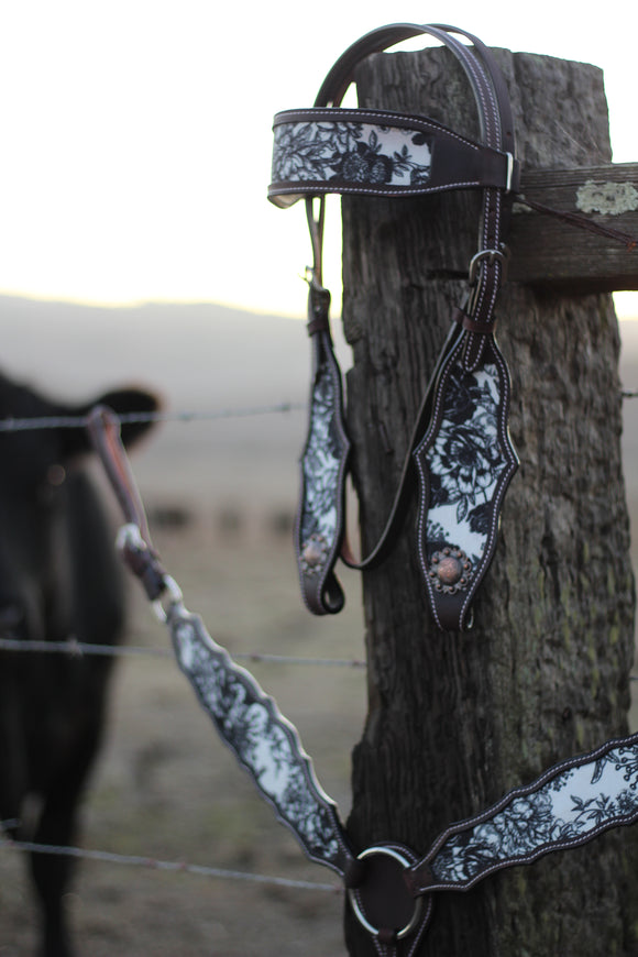 Cowgirl Cash Headstall Set